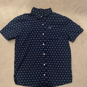 Vineyard Vines Dark Blue Star Pattern Shirt